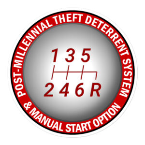 6-Speed Theft Deterrent Sticker